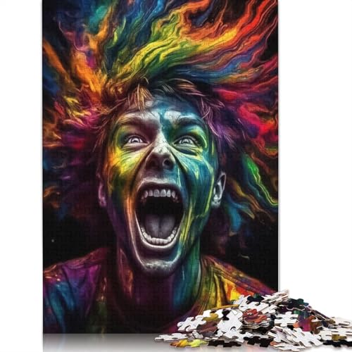 Paranoia Puzzle 1000-teilige Schwer Puzzle Spielzeug Pädagogisches Spiel Impossible Herausforderung Spielzeug Für Erwachsene Kinder 1000pcs (75x50cm) von POLIUAWS