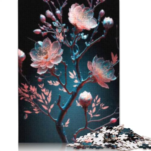 Pflaumenblüten-Puzzle, 1000 Teile, für Erwachsene und Jugendliche ab 12 Jahren, Weihnachtsgeschenke, 38 x 26 cm Pflaumenblüten-Puzzle, 1000 Teile, für Erwachsene und Jugendliche ab 12 Jahren, Weihnachtsgeschenke, 38 x 26 cm von POLIUAWS