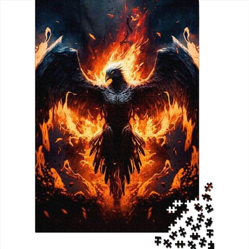 Phoenix30 Holzpuzzle mit 1000 Teilen für Erwachsene und Jugendliche, Familienspiel, Weihnachtsgeschenke, 1000 Teile (75 x 50 cm) von POLIUAWS