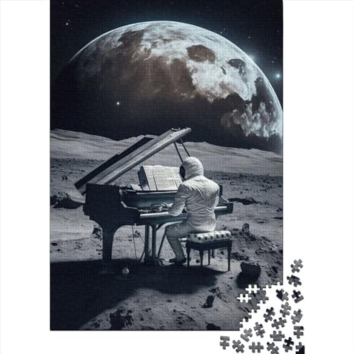 Piano In Space3 Puzzle für Erwachsene, 1000 Teile, Puzzle für Erwachsene und Jugendliche ab 12 Jahren, Geschenke für Heiligabend, 1000 Teile (38 x 26 cm) von POLIUAWS