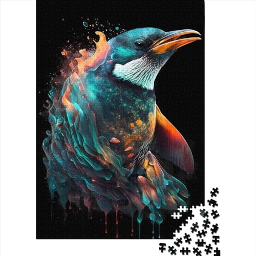 Pinguin-Puzzle für Erwachsene, 1000 Teile, Lernspiel, Herausforderung, 75 x 50 cm von POLIUAWS