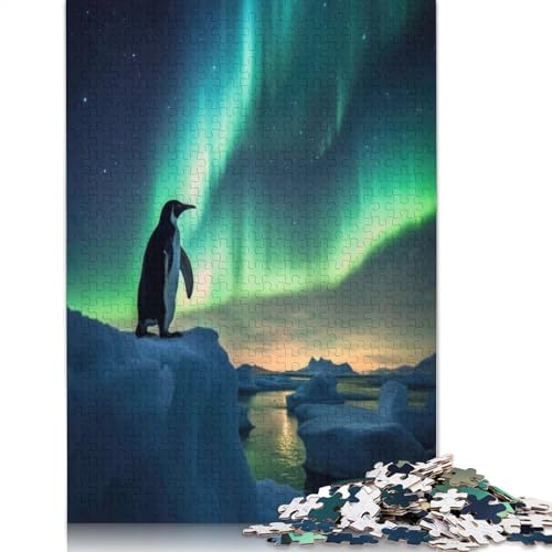Pinguin-Winter, 1000-teiliges Puzzle für Erwachsene | | Familienspaß-Puzzles für Erwachsene, Geschenke, Denkspiele, 1000 Teile (75 x 50 cm) von POLIUAWS