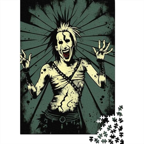 Pop-Musik-Puzzle für Erwachsene, 1000 Teile, Familienspiel für Erwachsene und Jugendliche (38 x 26 cm) von POLIUAWS