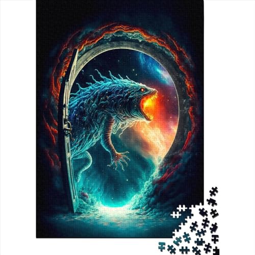 Portalmonster-Puzzle für Erwachsene, 1000 Teile, Puzzle, für Erwachsene und Jugendliche, ab 12 Jahren, Weihnachtsgeschenke, 1000 Teile (38 x 26 cm) von POLIUAWS