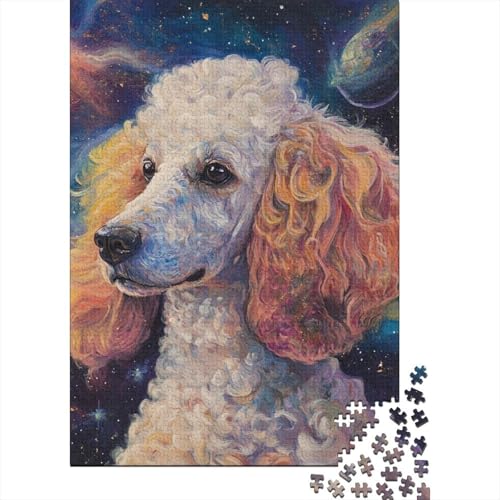 Pudel-Puzzle, kreative Spiele, 100% recycelter Karton, Puzzle für Erwachsene, 1000 Teile (75 x 50 cm) von POLIUAWS