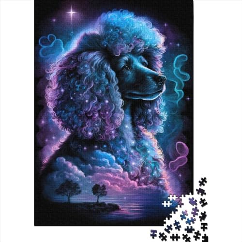 Pudelpuzzle, 1000 Teile, für Erwachsene und Jugendliche, ab 12 Jahren, Weihnachtsgeschenke, 1000 Teile (75 x 50 cm) von POLIUAWS