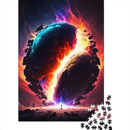 Puzzle, 1000 Teile, Das Ende des Universums, für Erwachsene, Lernspiel aus Papier für Jugendliche, 38 x 26 cm von POLIUAWS