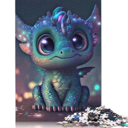 Puzzle, 1000 Teile, Drachen, für Erwachsene und Jugendliche, ab 12 Jahren, Weihnachtsgeschenke, 1000 Teile (75 x 50 cm) von POLIUAWS