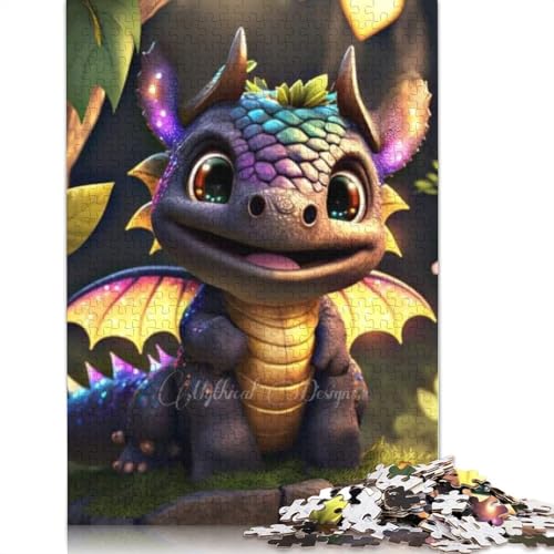 Puzzle, 1000 Teile, Drachen für Babys, für Erwachsene, ideal für Jugendliche, pädagogisches Spiel, 38 x 26 cm Puzzle, 1000 Teile, Drachen für Babys, für Erwachsene, ideal für Jugendliche, pädagogisches Spiel, 38 x 26 cm von POLIUAWS
