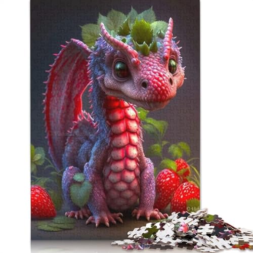 Puzzle, 1000 Teile, Drachen für Babys, für Jugendliche, Geschenke, Holzpuzzle für Erwachsene, Lernspiele für Zuhause, Bastelspielzeug, 1000 Teile (75 x 50 cm) von POLIUAWS