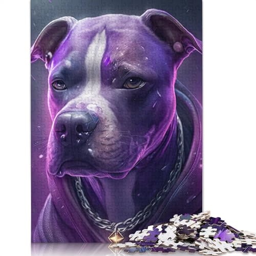 Puzzle, 1000 Teile, Hip-Hop-Stil, Beagle, für Erwachsene, Papierpuzzle, pädagogisches Spiel, Herausforderungsspielzeug (38 x 26 cm) von POLIUAWS