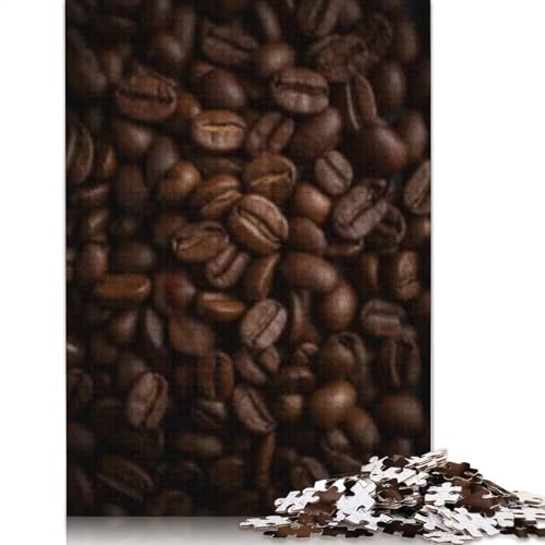 Puzzle, 1000 Teile, Kaffeebohnen, für Erwachsene, pädagogisches Spiel, Herausforderungsspielzeug, 1000 Teile (38 x 26 cm) von POLIUAWS