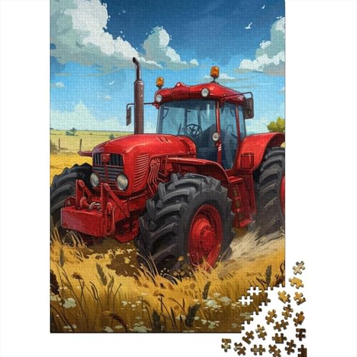 Puzzle, 1000 Teile, für Erwachsene, Motiv: Traktor, ideal für Jugendliche, Lernspiel, 38 x 26 cm von POLIUAWS