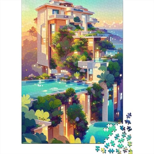 Puzzle, 1000 Teile, für Erwachsene und Jugendliche ab 12 Jahren, Weihnachtsgeschenke (1000 Teile, 38 x 26 cm) von POLIUAWS