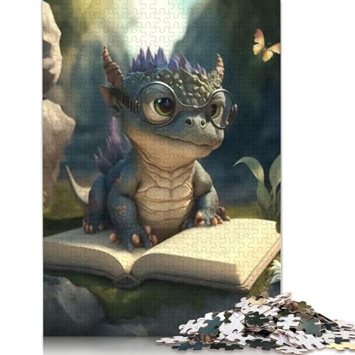 Puzzle, 1000 Teile, niedliche Drachen für Erwachsene, Halloween-Geschenk, Lernspiel, Herausforderung, Spielzeug, 1000 Teile (38 x 26 cm) von POLIUAWS