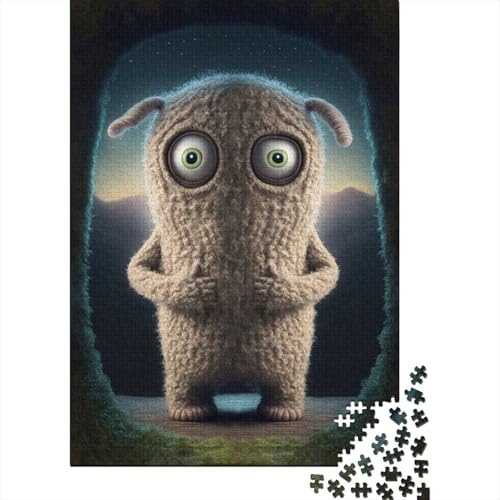 Puzzle, 1000 Teile, niedliche Monster für Erwachsene, ideal für Halloween, einzigartige Heimdekoration und Geschenke, 1000 Teile (75 x 50 cm) von POLIUAWS