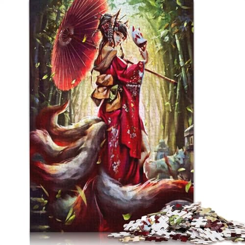 Puzzle 1000 Teile, Fantasy Japan Old Puzzles, Schwierigkeitsgrad Erwachsene, Lernspielzeug, Spiele, Familiendekoration, 1000 Stück (75 x 50 cm) von POLIUAWS
