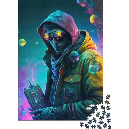 Puzzle 1000 Teile Fantasy-Figuren für Erwachsene, Halloween-Geschenk, Erwachsenenpuzzle, Heimdekoration, 1000 Teile (38 x 26 cm) von POLIUAWS