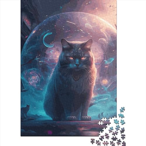 Puzzle Katze Japan 1000 Teile Puzzle für Erwachsene Puzzle für Erwachsene 1000 Teile (75x50cm) von POLIUAWS