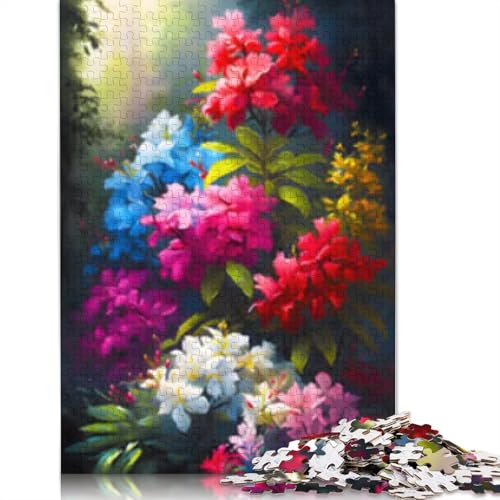 Puzzle für Erwachsene, 1000 Blumen, Motiv Mama und Azalee, Lernspiel, 1000 Teile (38 x 26 cm) von POLIUAWS