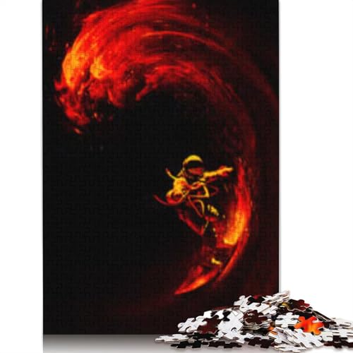 Puzzle für Erwachsene, 1000 Puzzles, Weltraumsurfen, Puzzles für Erwachsene, Lernspiel, Herausforderung, Spielzeug, 1000 Teile (75 x 50 cm) von POLIUAWS