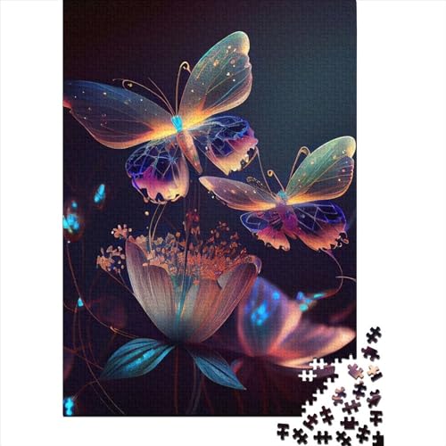 Puzzle für Erwachsene, 1000 Teile, 38 x 26 cm, bunte Schmetterlinge. Puzzle für Erwachsene, 1000 Teile, 38 x 26 cm, bunte Schmetterlinge. von POLIUAWS