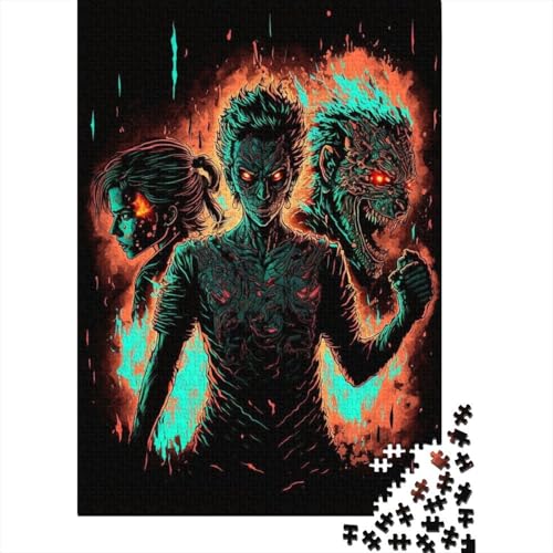 Puzzle für Erwachsene, 1000 Teile, Holzpuzzle für Erwachsene, Lernspiel, Herausforderung, Spielzeug, 1000 Teile (75 x 50 cm) von POLIUAWS