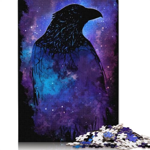 Puzzle für Erwachsene, 1000 Teile, Krähen- und Raben-Puzzle, Lernspielzeug, Spiele, Familiendekoration, 1000 Teile (75 x 50 cm) von POLIUAWS