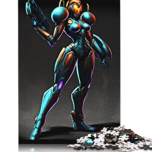 Puzzle für Erwachsene, 1000 Teile, Mädchen-Roboter-Puzzles für Erwachsene für Lernspiele, Heimdekoration, 1000 Teile (75 x 50 cm) von POLIUAWS