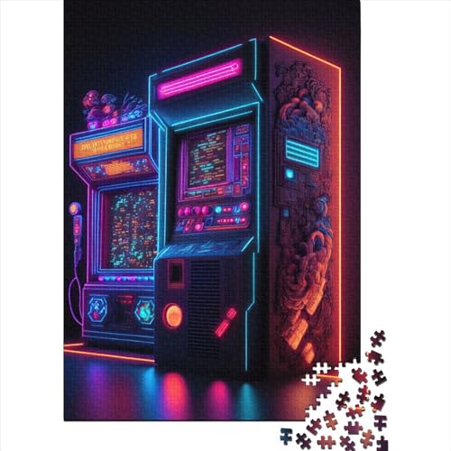 Puzzle für Erwachsene, 1000 Teile, Neon-Set 111, Puzzle für Erwachsene, pädagogisches Spiel, Herausforderungsspielzeug, 1000 Teile (75 x 50 cm) von POLIUAWS