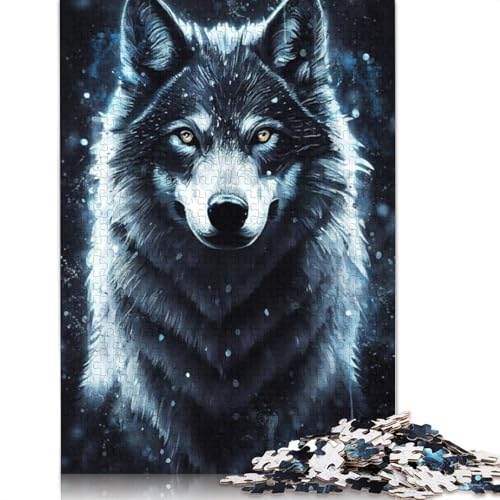 Puzzle für Erwachsene, 1000 Teile, Schwarzer Fuchs, Lernspielzeug, Spiele, Familiendekoration, 1000 Teile (75 x 50 cm) von POLIUAWS