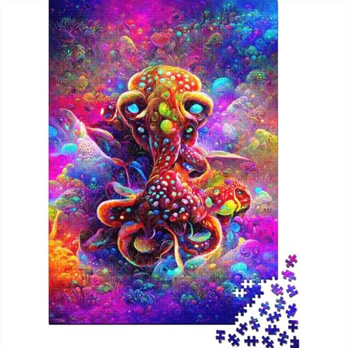 Puzzle für Erwachsene, 1000 Teile, Unterwasserparadies, Punkte, Lernspiel, Herausforderung, Spielzeug, 1000 Teile (38 x 26 cm) von POLIUAWS