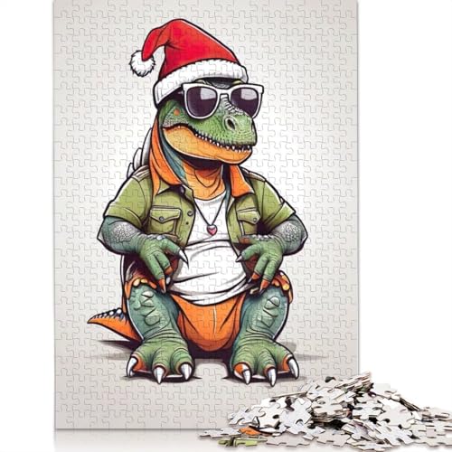 Puzzle für Erwachsene, 1000 Teile, lustige Dino-Puzzles für Erwachsene für Lernspiele, Heimdekoration, 1000 Teile (75 x 50 cm) von POLIUAWS