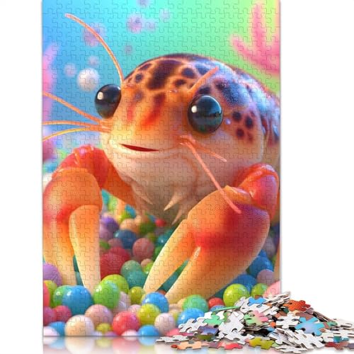 Puzzle für Erwachsene, Hummer, 1000 Teile, Holzpuzzle für Erwachsene, Lernspiel, Herausforderung, Spielzeug, 1000 Teile (75 x 50 cm) von POLIUAWS