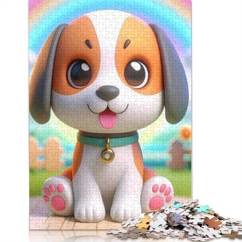 Puzzle für Erwachsene, Puzzle mit niedlichen Welpen, Lernspiel für Erwachsene, Herausforderungsspielzeug, 1000 Teile (75 x 50 cm) von POLIUAWS