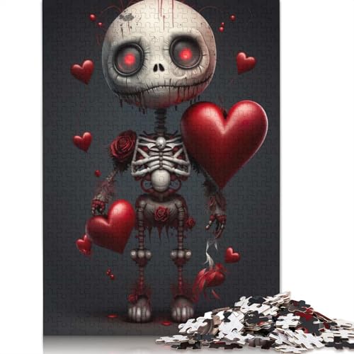 Puzzle für Erwachsene, Voodoo-Puppe, Romantisches Papierpuzzle für Teenager, Geschenke, Heimdekoration, Puzzlespielzeug, 1000 Teile (75 x 50 cm) von POLIUAWS