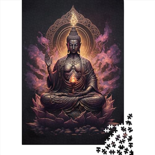 Puzzle für Erwachsene 1000 Buddha52 Puzzle für Erwachsene Lernspiel Herausforderung Spielzeug 1000 Teile (75x50cm) von POLIUAWS