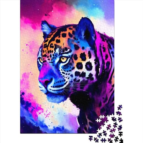 Puzzle für Erwachsene 1000 Cosmic Jaguar 3 Puzzle Puzzle für Erwachsene Lernspiel Herausforderung Spielzeug 1000 Teile (38 x 26 cm) von POLIUAWS