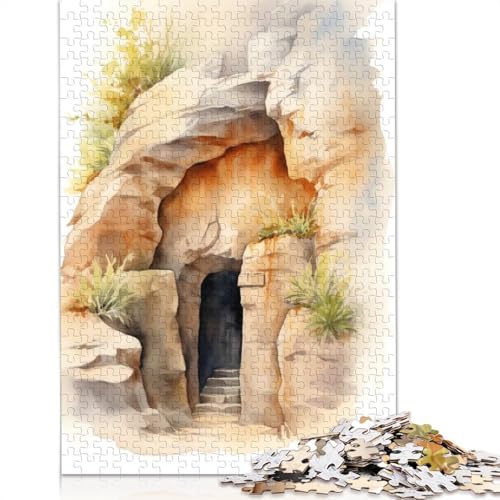 Puzzle für Erwachsene 1000 Das Grab ist leer Puzzle für Erwachsene Lernspiel Herausforderung Spielzeug 1000 Teile (38 x 26 cm) von POLIUAWS