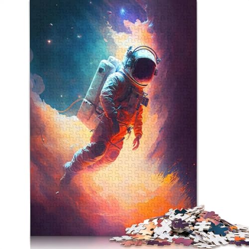 Puzzle für Erwachsene 1000 Galaktische Astronauten Puzzle Erwachsene Puzzle Lernspiel Herausforderung Spielzeug 1000 Teile (38x26cm) von POLIUAWS