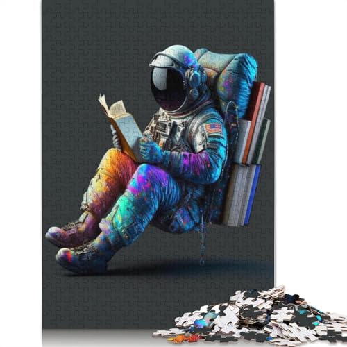 Puzzle für Erwachsene 1000 Puzzle Astronauten Puzzle Erwachsene Lernspiel Herausforderung Spielzeug 1000 Teile (75x50cm) von POLIUAWS