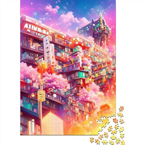 Puzzle für Erwachsene 1000 Puzzle Morgenspaziergang Puzzle für Erwachsene Lernspiel Herausforderung Spielzeug 1000 Teile (75x50cm) von POLIUAWS