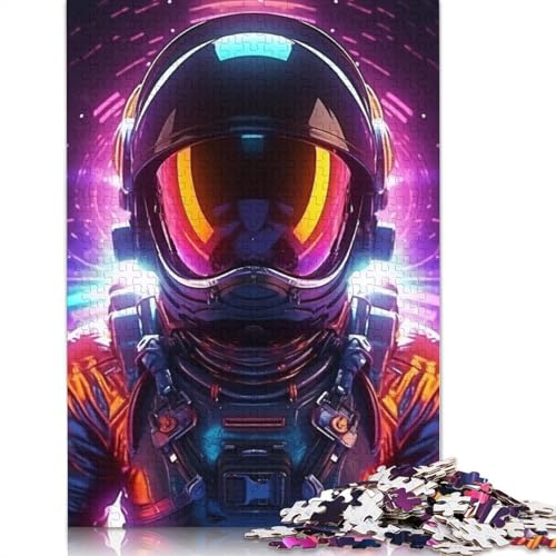 Puzzle für Erwachsene 1000 Teile Astronaut Kunst Holzpuzzle für Erwachsene und Jugendliche Wohnkultur Puzzle Spielzeug 1000 Teile (75x50cm) von POLIUAWS