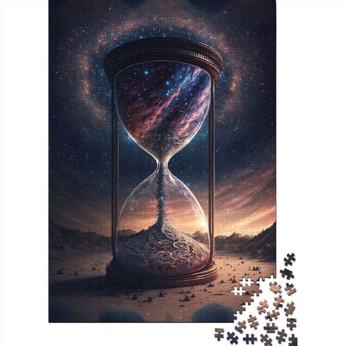 Puzzle für Erwachsene 1000 Teile Der Fluss der Zeit Holzpuzzle für Erwachsene Lernspiel Herausforderung Spielzeug 1000 Teile (75x50cm) von POLIUAWS