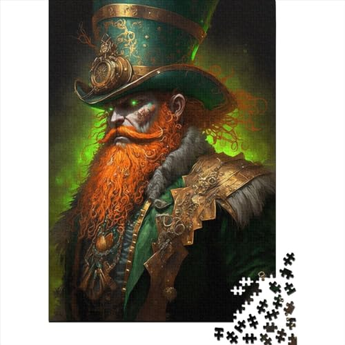 Puzzle für Erwachsene 1000 Teile Gepanzertes Leprechaun Puzzle Erwachsenenpuzzle Lernspiel Herausforderung Spielzeug 1000 Teile (38x26cm) von POLIUAWS