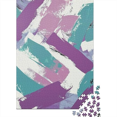Puzzle für Erwachsene 1000 Teile Puzzle zum Malen mit Buntstiften Puzzle für Erwachsene Lernspiel Herausforderung Spielzeug 1000 Teile (38x26cm) von POLIUAWS