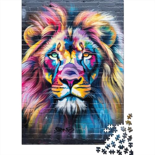 Puzzle für Erwachsene 1000 Teile Tiger Teenager Puzzle Weihnachtsgeschenke Pädagogisches Spiel für Erwachsene Teenager 1000 Teile (75x50cm) von POLIUAWS