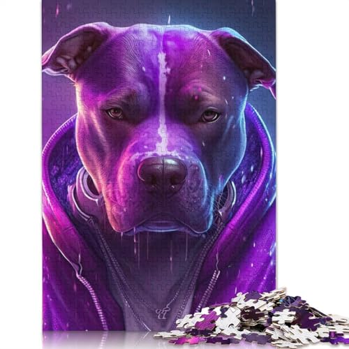 Puzzle für Erwachsene Art Beagle Hip Hop-styles Puzzle für Erwachsene Lernspiel Herausforderung Spielzeug 1000 Teile (75x50cm) von POLIUAWS