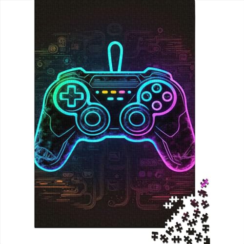 Puzzle für Erwachsene Neon Game4653 Teenager Papier Puzzle Geschenke Wohnkultur Spielzeug Puzzle 1000 Teile (38x26cm) von POLIUAWS