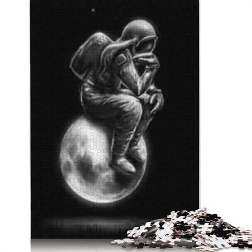 Puzzle für Erwachsene Space Thinker Holzpuzzle für Teenager Geschenke Wohnkultur Puzzle Spielzeug 1000 Teile (75x50cm) von POLIUAWS